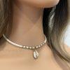 Natural Heishi Bead Shell Necklace