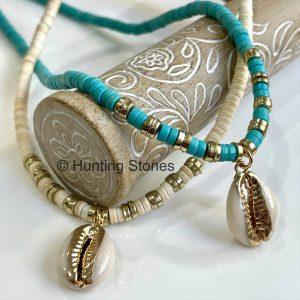 Heishi Bead Shell Necklace