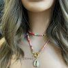 Multicolour Heishi Bead Shell Necklace