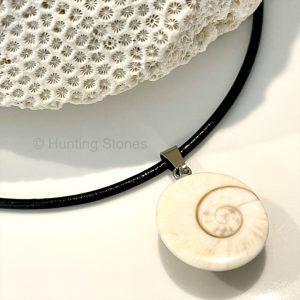 Shiva Shell Leather Necklace