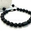 Unisex ourmaline Lava Bracelet