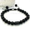 Unisex Tourmaline Lava Bracelet