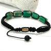 Unisex Australian Jade Chrysoprase Bracelet