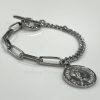 Silver Coin Bracelet