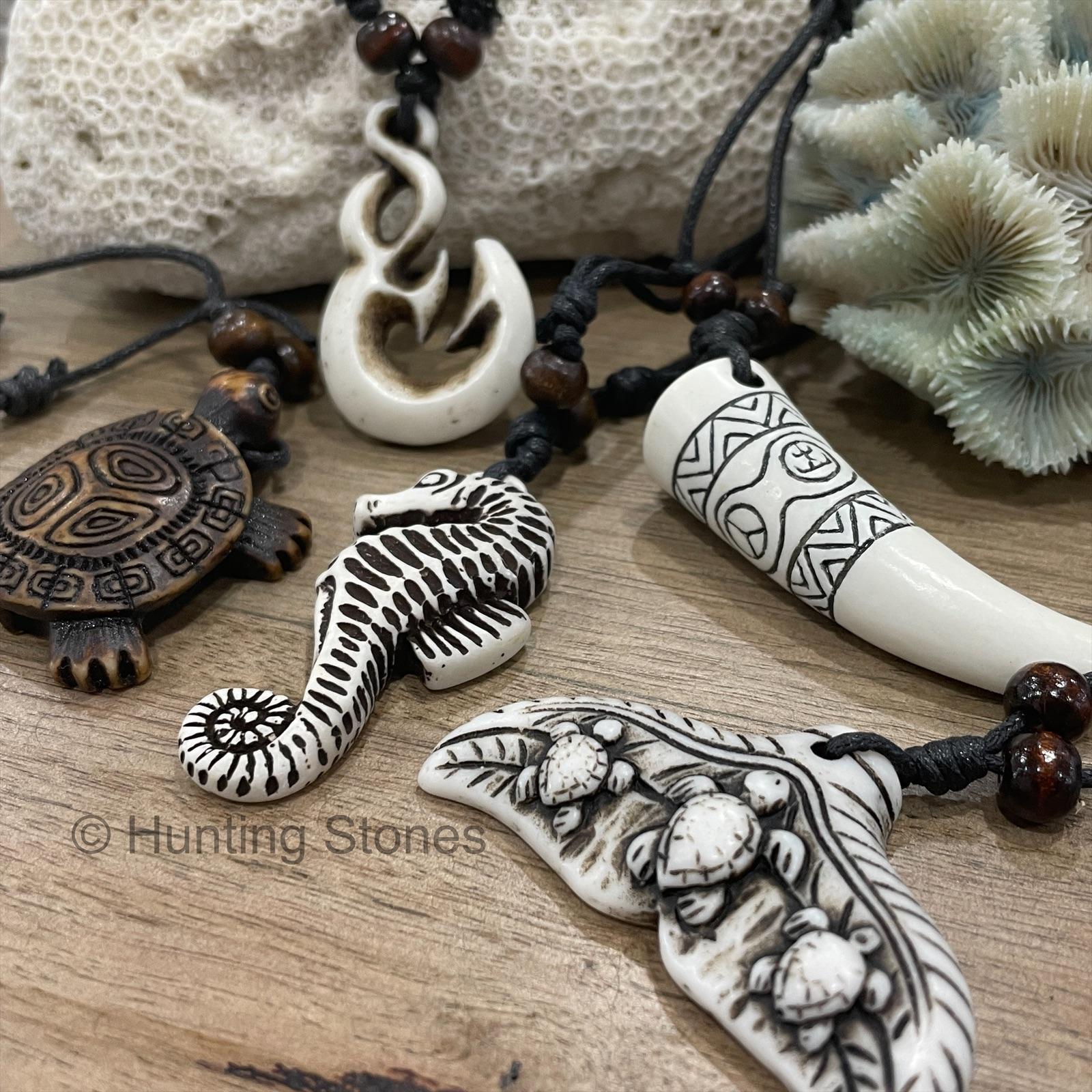 Hunting Stones Unisex Surfer Necklaces