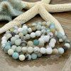 Amazonite Silver Lava Bracelet