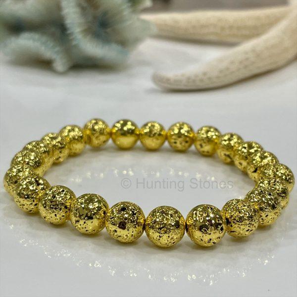 Gold Lava Bracelet
