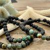 African Turquoise Lava Bracelet