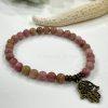 Rhodonite Hasma Hand Bracelet