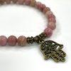 Rhodonite Hasma Hand Bracelet
