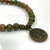 Unakite Tree of Life Bracelet