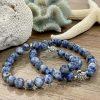 Sodalite Blue Spot Jasper Turtle Bracelet