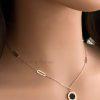 Shell Roman Numeral Necklace
