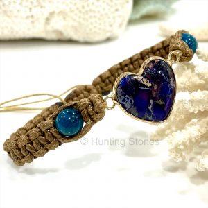 Apatite Heart Bracelet