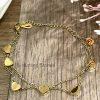 Gold Double Layer Heart Bracelet