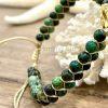 African Turquoise Tree of Life Bracelet
