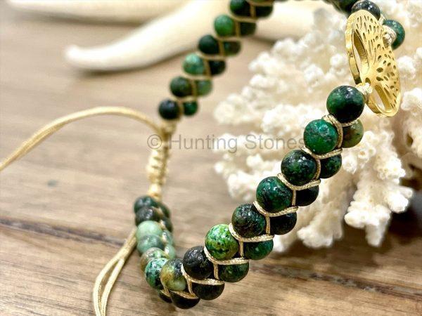 African Turquoise Tree of Life Bracelet