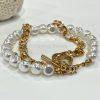 Gold Pearl Bracelet