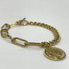 Gold Coin Bracelet