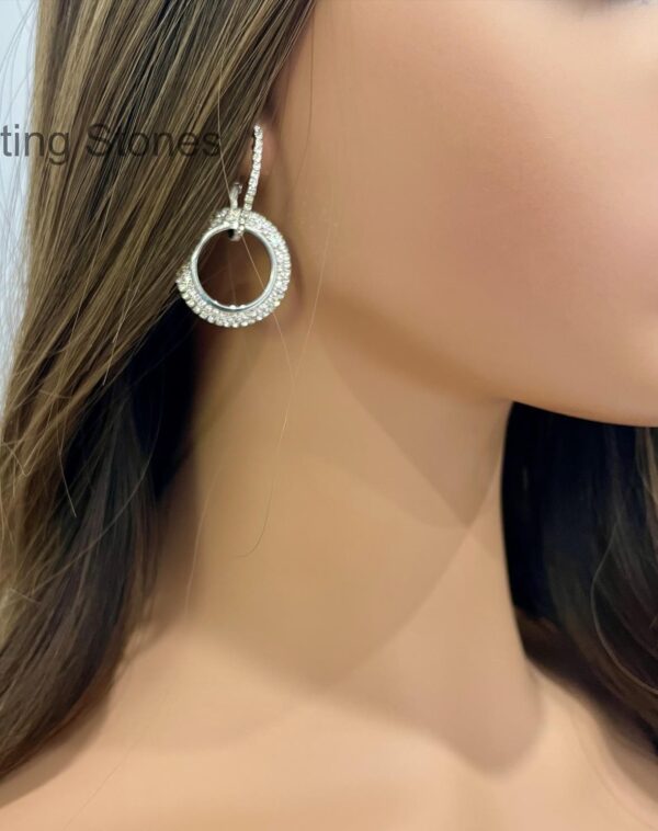 Crystal Hoop Earrings