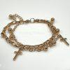 Rose Gold Cross Bracelet