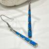 Stick Fire Opal Earrings