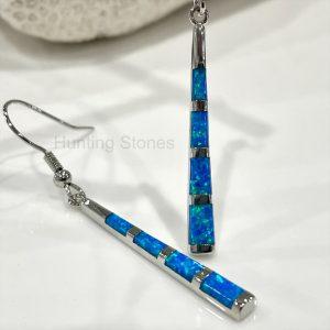 Stick Fire Opal Earrings