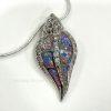 Shell Fire Opal Necklace