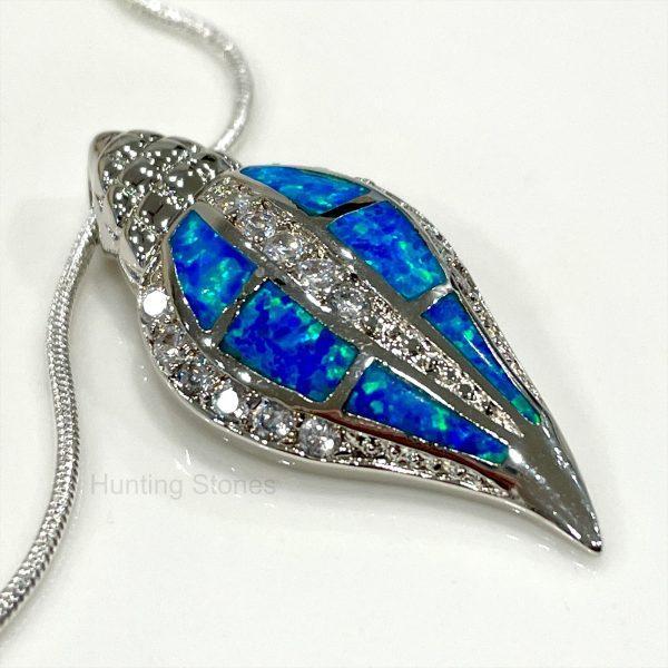 Shell Fire Opal Necklace