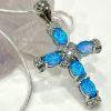 Cross Fire Opal Necklace