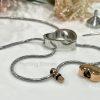 Floating Heart Memorial Urn Necklace