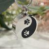 Yin Yang Pet Memorial Urn Necklace