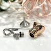 Rose Gold Rose Memorial Urn Necklace