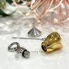 Gold Rose Memorial Urn Necklace