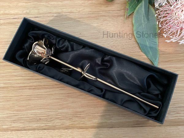 Rose Gold Rose Memorial Urn
