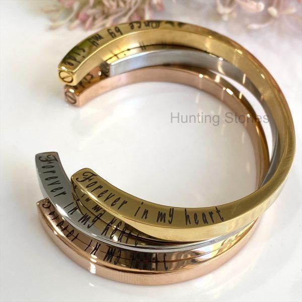 Stainless Steel Memorial Urn Bracelet