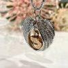 Mum Heart Angel Wing Memorial Urn Necklace