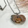 Mum Heart Angel Wing Memorial Urn Necklace