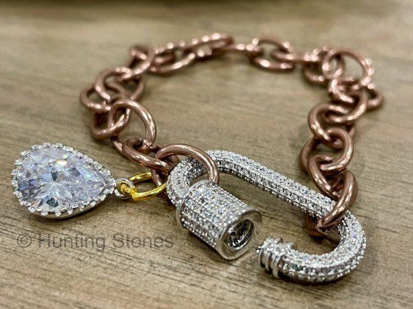 Crystal Teardrop Bracelet