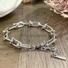 Silver Chunky U Link Bracelet