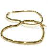 Gold Heart Hoop Earrings