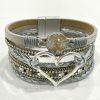 Crystal Heart Wrap Bracelet