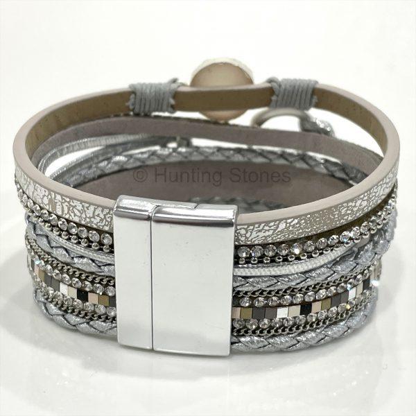 Crystal Heart Wrap Bracelet