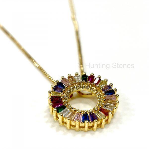 Rainbow Crystal Necklace