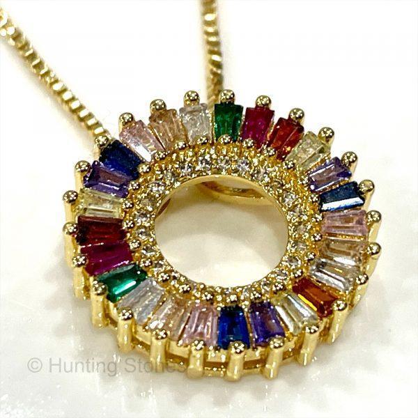 Rainbow Crystal Necklace