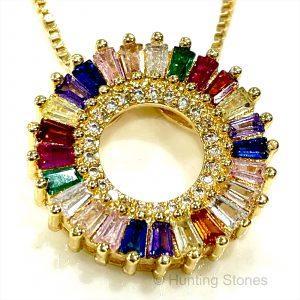 Rainbow Crystal Necklace