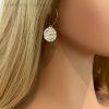 Hammered Hoop Earrings