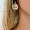 Hammered Hoop Earrings