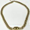 Chunky Double D Gold Necklace