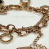 Rose Gold Shell Roman Numeral Bracelet